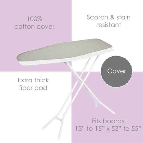 Ironing Board Cover and Pad, 100% Cotton - Image 5