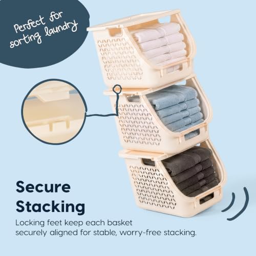 IRIS USA Laundry Basket Hamper, 40L - Image 5