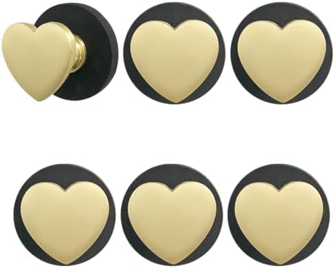6 Pcs Heavy Duty Magnetic Hook, Heart Shape Magnetic Hooks by ZH-ZHENGHENG