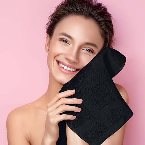 GLAMBURG Ultra Soft 12-Piece Washcloths Set 13x13-100% Ringspun Cotton - Image 5