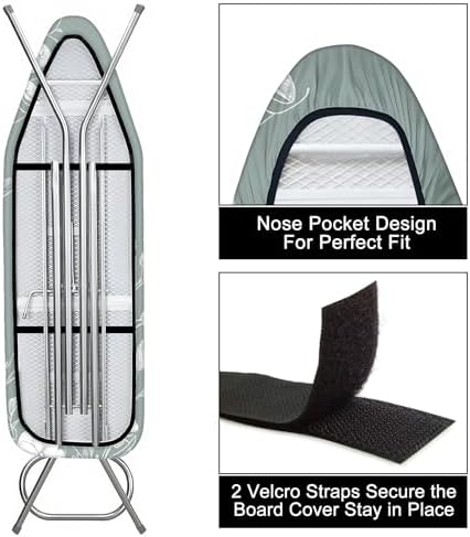 Ironing Board Cover 15"x54"，Standard Ironing Board Replacement Cover，Easy Fit - Image 3