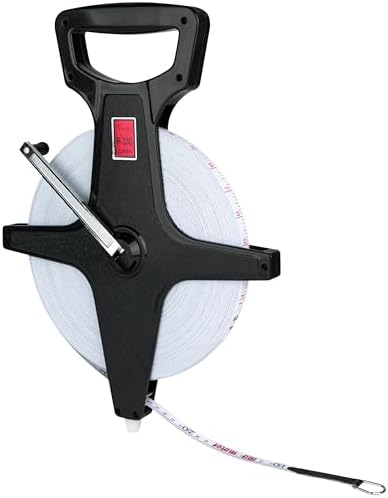 Champion Sports Open Reel Measuring Tapes – Durable Hand Crank - Image 2