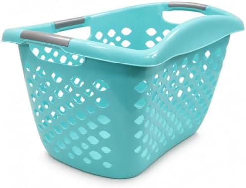 Teal Laundry Basket 9.3 Gal by Unknown