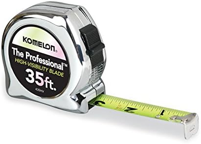 Komelon 435HV High-Visibility Professional Tape Measure, 35-Feet by 1-Inch by KomelonTools