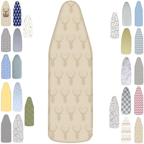 Insulated Mini Ironing Board Cover and Pad 11.8x35.4-15.7x43.3 Inch, 100% by Unknown