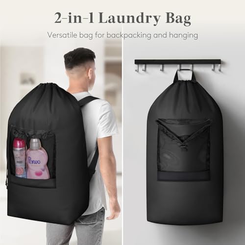 Lifewit Laundry Bag Backpack Travel - Image 5