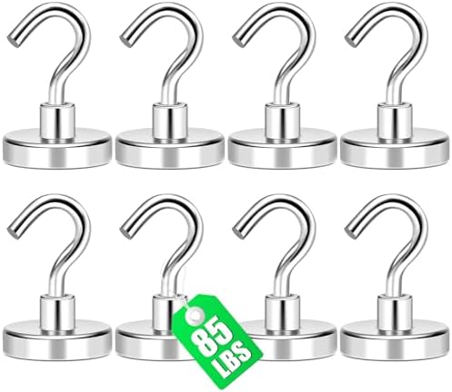 MIKEDE Magnetic Hooks 85Lbs Heavy Duty Magnets by MIKEDE