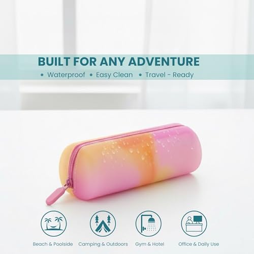 Cotton Round Swab Travel Case, 2-in-1 Beauty Organizer - Image 4