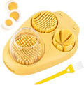 3 In 1 Egg Slicer For Hard Boiled Eggs, 3 Slice Modes Egg Cutter, Dishwasher by Unknown