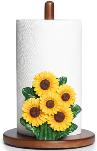 Sunflower Paper Towel Holder Yellow Sunflower Kitchen Decor and Accessories by BestGiftEver