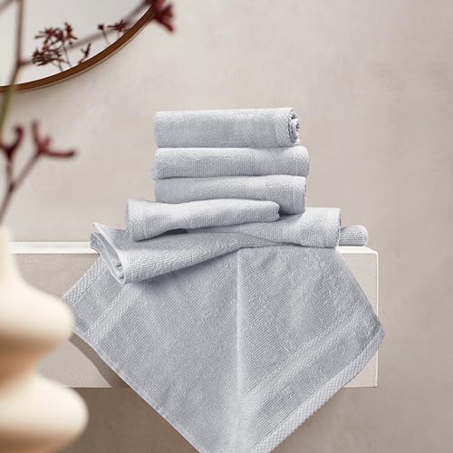 GLAMBURG Ultra Soft 12-Piece Washcloths Set 13x13-100% Ringspun Cotton - Image 3