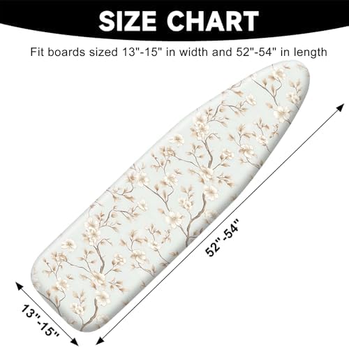 Ironing Board Cover 15"x54"，Standard Ironing Board Replacement Cover，Easy Fit - Image 2
