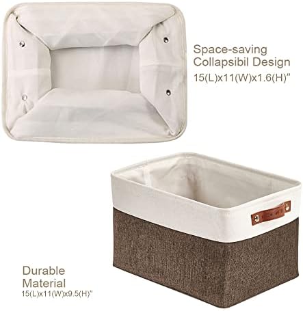 DECOMOMO Storage Bins, Large Fabric Storage Baskets - Image 4