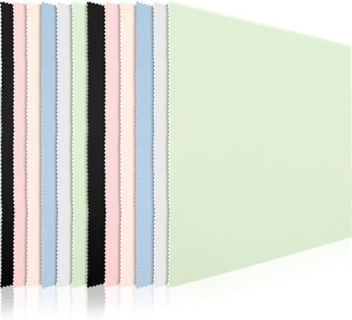 Frienda 12 Pack Large Glass Cleaning Cloth, 6 Colors by Frienda