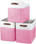 Bagnizer Large Fabric Storage Baskets | 50L Storage Bins, Decorative Linen by Bagnizer