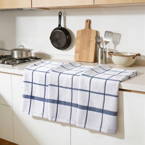 Homaxy Terry Stripe Kitchen Towels 18"x28", 6 Pack - Image 6