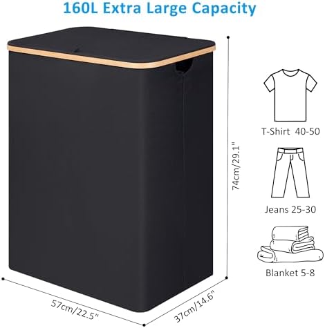 efluky Double Laundry Hamper - Image 4