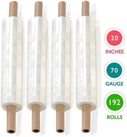 Stretch Wrap 20 inch x 1000 Feet, Extended Core Handle - Image 2