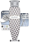 oleaf Ironing Board with Cover and Thicken Pad Height Adjustable Full Size by oleaf