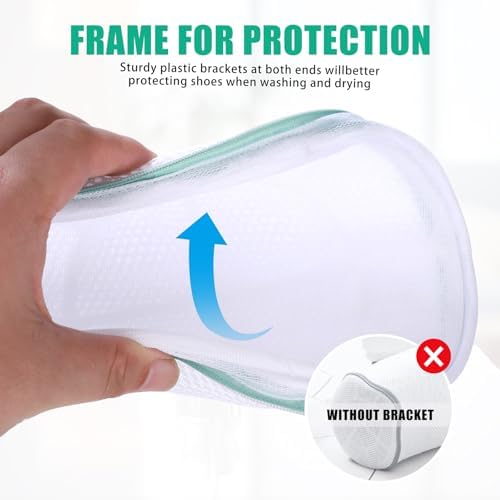 Shoe Washing Machine Bag, Large Mesh Laundry Bag - Image 5