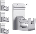 Universal Heavy Duty Curtain Rod Brackets, No Drill Curtain Rod Brackets by CTBOM