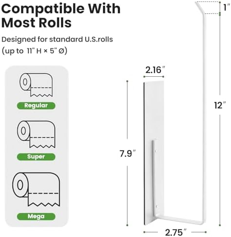 Magnetic Paper Towel Holder for Fridge, Toilet Paper Roll Holder Magnetic Paper - Image 3