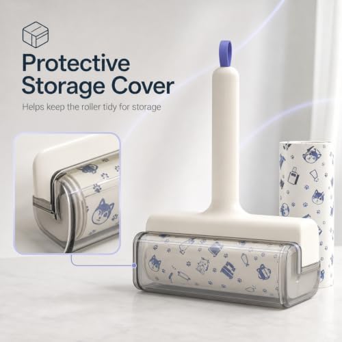 Lint Roller Kit, 500 Sheets, Pet Hair/Lint/Debris Remover. - Image 4