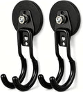 MUTUACTOR Upgraded Magnetic Hooks Heavy Duty, 20lbs 2PCS Magnetic Mounting by MUTUACTOR