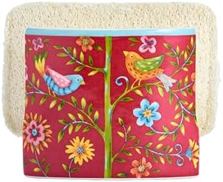 Bico Red Spring Bird Ceramic Kitchen Sponge Holder - Image 4