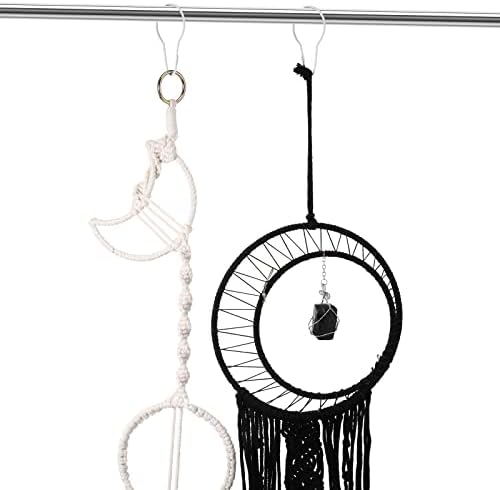 Queekay 60 Pcs Metal Shower Curtain Hooks Reusable Hanging Clips - Image 6