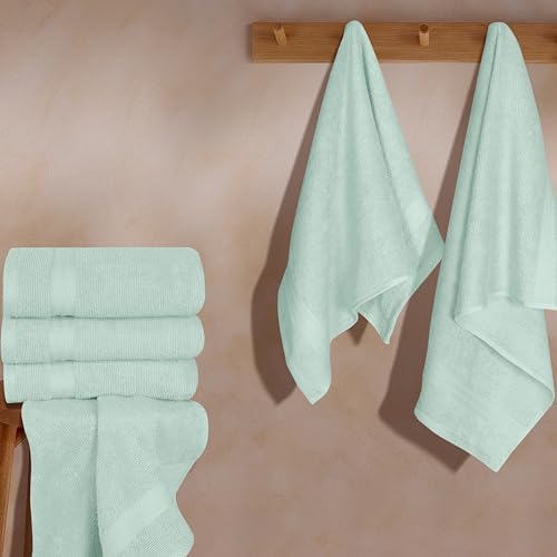 GLAMBURG Ultra Soft 6-Piece Hand Towel Set 16x28-100% Ringspun Cotton - Image 3