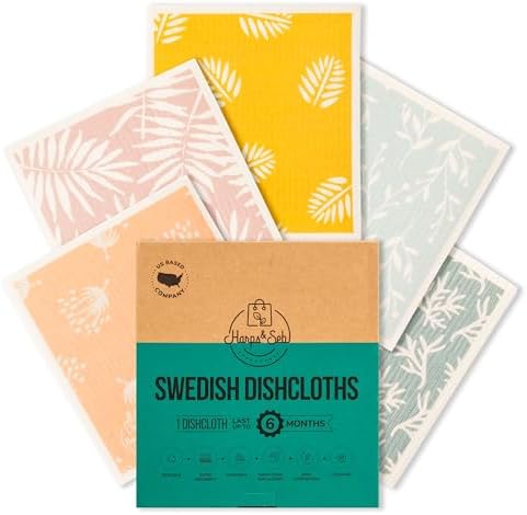 Harps&Seb Swedish Dishcloths for Kitchen Dish Towels by HarpsSeb