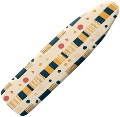 Minimalist Geometric Steam Ironing Board Cover Tea Stained Color Stain by Daulesho