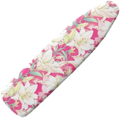 Lily Flower Steam Ironing Board Cover, Sketch Lilies Flowers 15x54 Inch by Daulesho