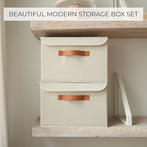 Decorative Linen Storage Boxes - Image 3