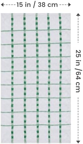 Utopia Towels Kitchen Towels 12 Pack 15x25 Inch Ring Spun Cotton Green - Image 2