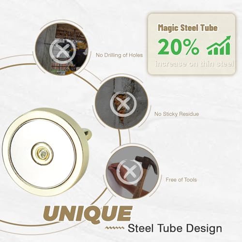 Neosmuk Magnetic Hooks Steel Tube Design - Image 3