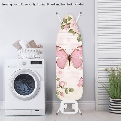Butterfly Rose Ironing Board Cover, Fits Most Standard Boards, Thick Padding - Image 3