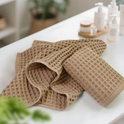 Jacquotha Waffle Bathroom Hand Towels 5-Piece - Image 2