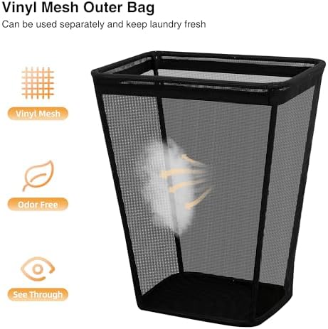 STO STO 75L Laundry Hamper, Space Saving Freestanding Clothes Basket - Image 5