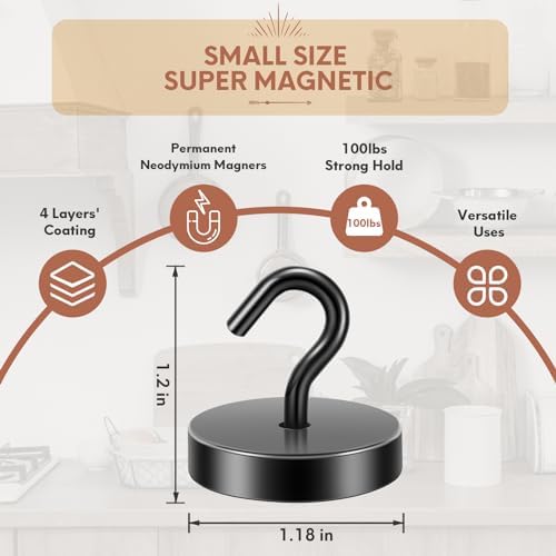 Neosmuk Magnetic Hooks Steel Tube Design - Image 5