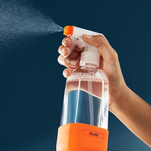 Grove Co. Refillable Glass Spray Bottle, 16 oz, Sparkling Orange - Image 6