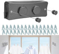 17Ft Retractable Clothesline Indoor/Outdoor, Comes by Unknown