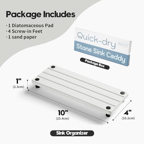 Razborci Instant Dry Sink Caddy Kitchen Sink Organizer, Quick Drying - Image 6
