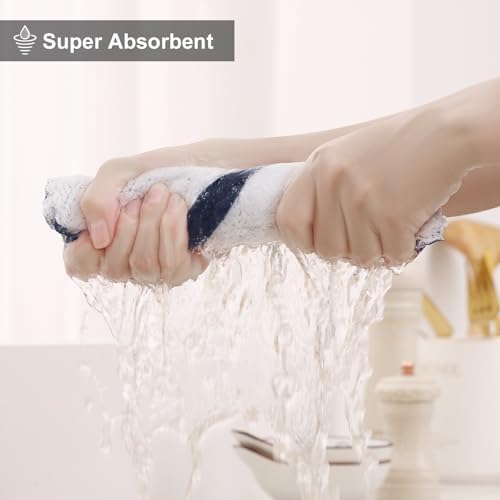 Homaxy 12 Pack Super Soft Dish Cloths - Image 3