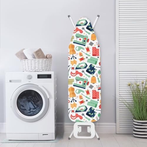 Cartoon Sewing Print Ironing Board Cover Cute Sewing Tailoring Craft Tool - Image 4