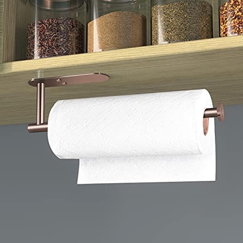 VAEHOLD Adhesive Paper Towel Holder Under Cabinet Wall Mount - Image 4
