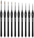 Golden Maple Detail Paint Brushes Set 10pcs by goldenmaple