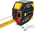 4-in-1 Laser Tape Measure with Laser Level Crosshairs |130ft/40m Laser by SUNHAIXIA