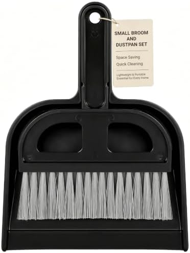 Mini Broom and Dustpan Keyboard Cleaning Brush and Small Handheld Dust Pan by Unknown
